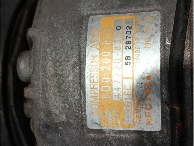 Recambio de compresor aire acondicionado para audi a4 berlina (b5) referencia OEM IAM 8D0260808 4472208350 7SB16C