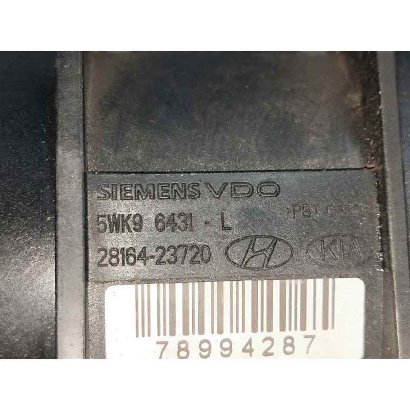 Recambio de caudalimetro para kia sportage 2.0 cat referencia OEM IAM 5WK96431 2816423720 SIEMENS