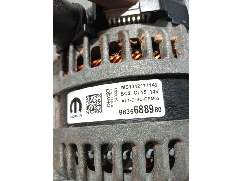 Recambio de alternador para opel corsa f referencia OEM IAM 9835688980 MS1042117143 