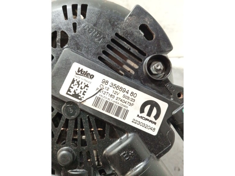 Recambio de alternador para peugeot 208 (p2) referencia OEM IAM 9835689480 2740473F 