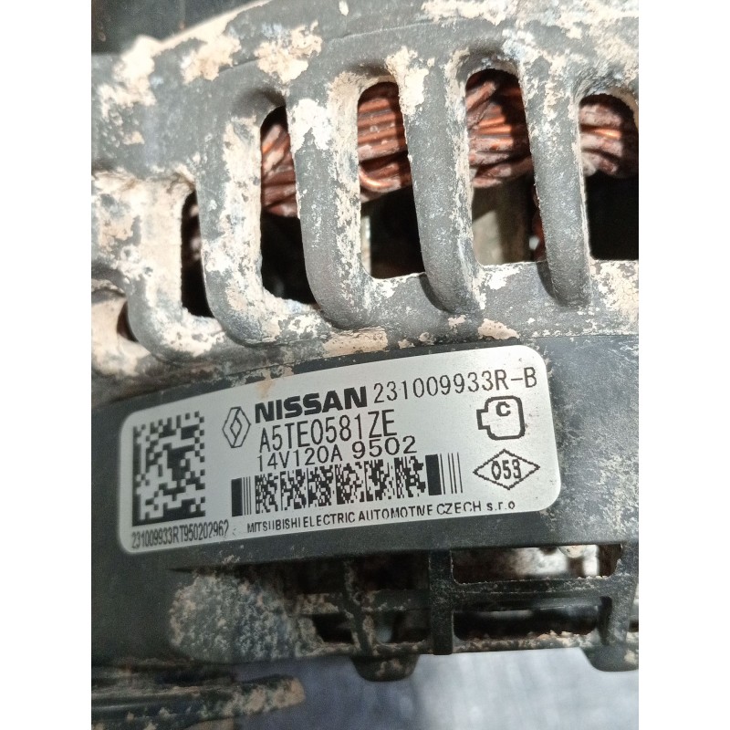 Recambio de alternador para renault megane iv berlina 5p referencia OEM IAM 231009933R A5TE0581ZE 