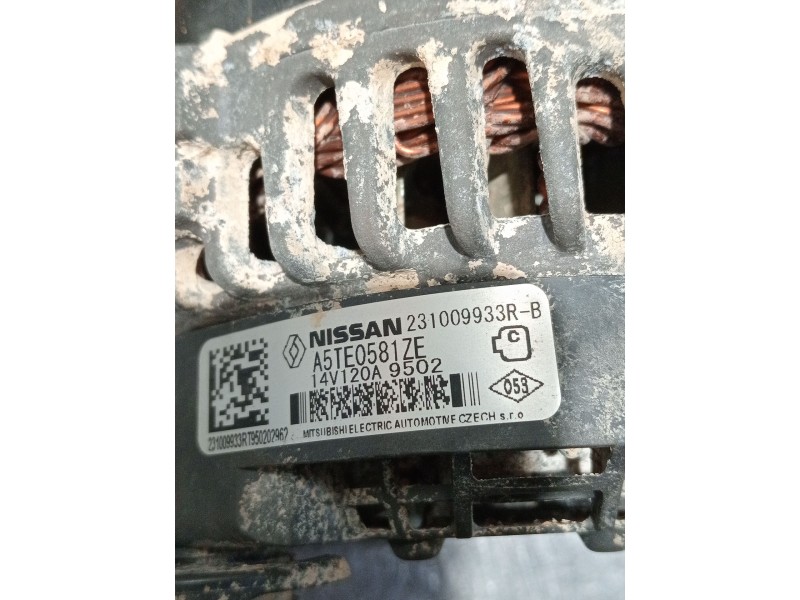 Recambio de alternador para renault megane iv berlina 5p referencia OEM IAM 231009933R A5TE0581ZE 