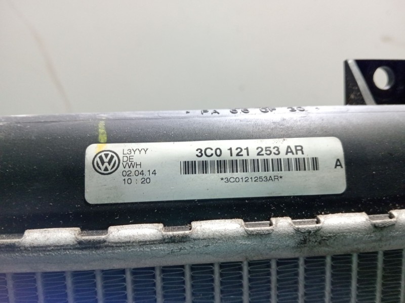 Recambio de radiador agua para volkswagen passat cc (357) 2.0 tdi referencia OEM IAM 3C0121253AR  