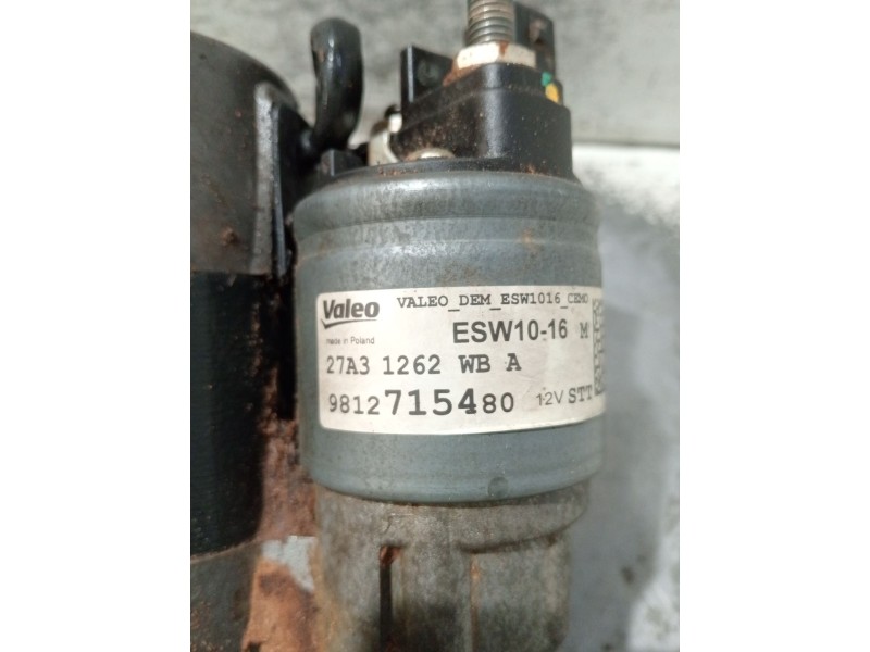 Recambio de motor arranque para peugeot 208 (p2) referencia OEM IAM 9812715480 ESW1016M 