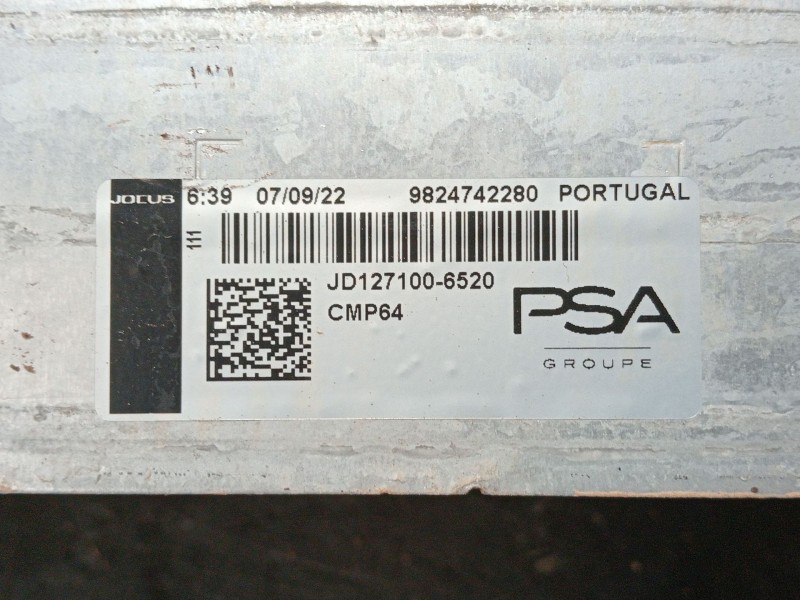 Recambio de intercooler para opel corsa f referencia OEM IAM 9824742280 JD1271006520 