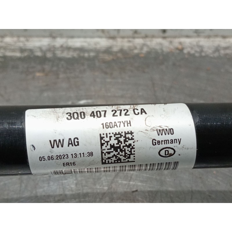 Recambio de transmision delantera derecha para cupra formentor referencia OEM IAM 3Q407272CA  