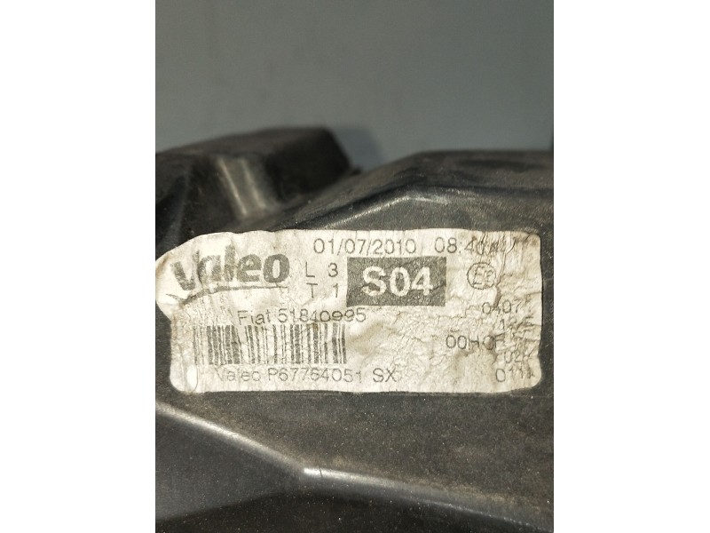 Recambio de faro izquierdo para fiat punto (evo) (199) dynamic referencia OEM IAM   