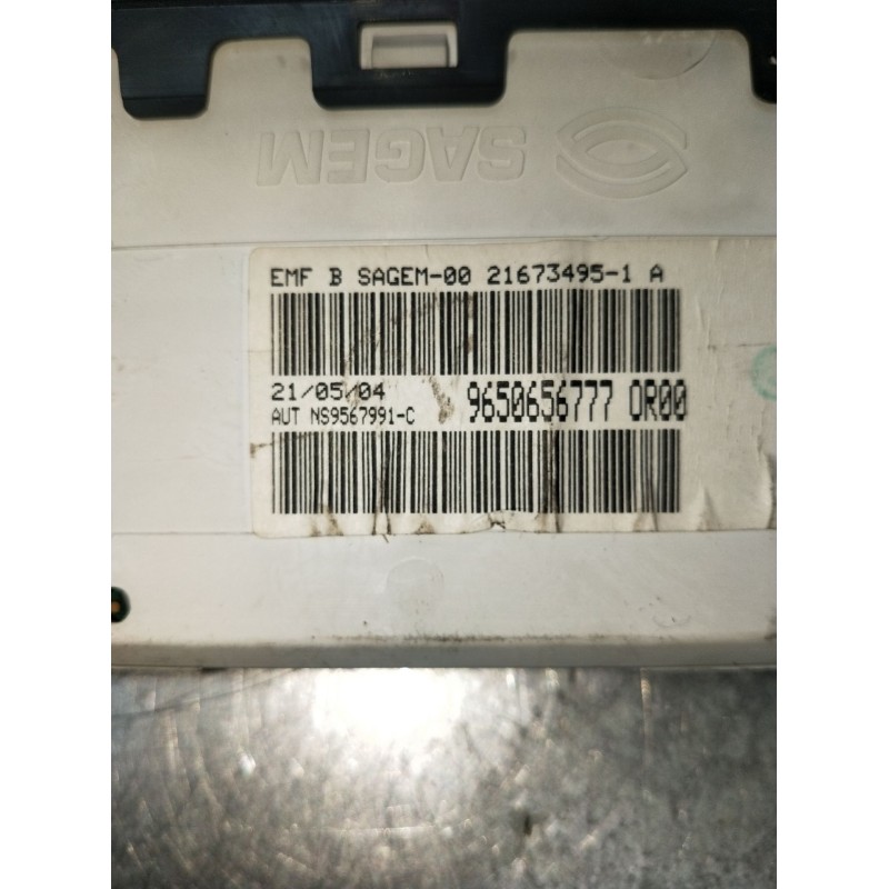 Recambio de pantalla multifuncion para citroën c3 referencia OEM IAM 9850656777216734951a  