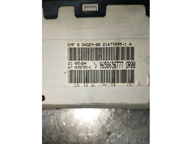 Recambio de pantalla multifuncion para citroën c3 referencia OEM IAM 9850656777216734951a  