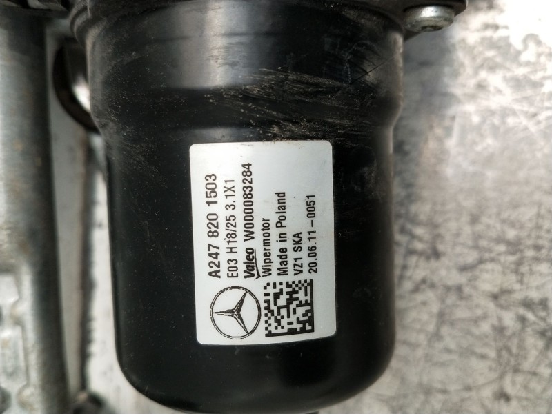 Recambio de motor limpia delantero para mercedes-benz clase gla (bm 247) referencia OEM IAM A2478201503W000083284  