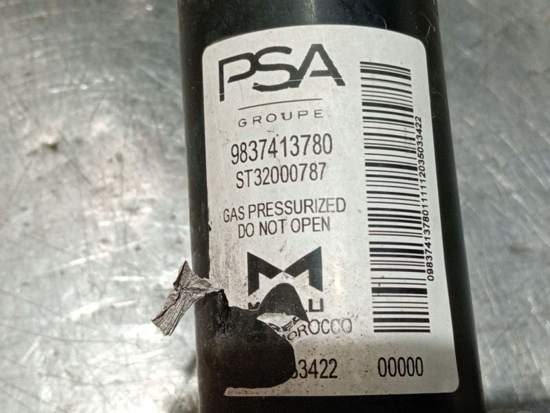 Recambio de amortiguador delantero izquierdo para opel corsa f referencia OEM IAM 9837413780 ST32000787 