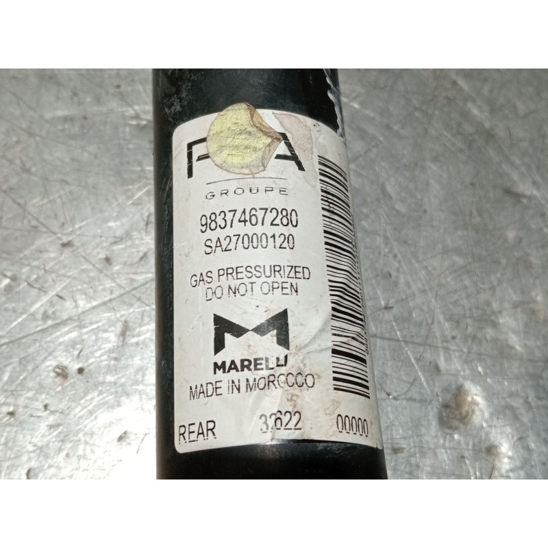 Recambio de amortiguador trasero derecho para opel corsa f referencia OEM IAM 9837467280 SA27000120 