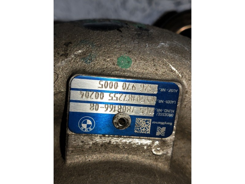 Recambio de turbocompresor para bmw serie 7 (f01/f02) 740d xdrive referencia OEM IAM 53269700005 54409700006 1165780816508. 1165