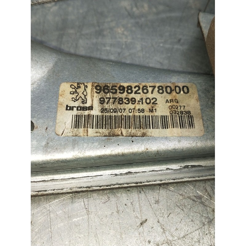Recambio de elevalunas trasero izquierdo para peugeot 308 referencia OEM IAM 965982678000977839102  