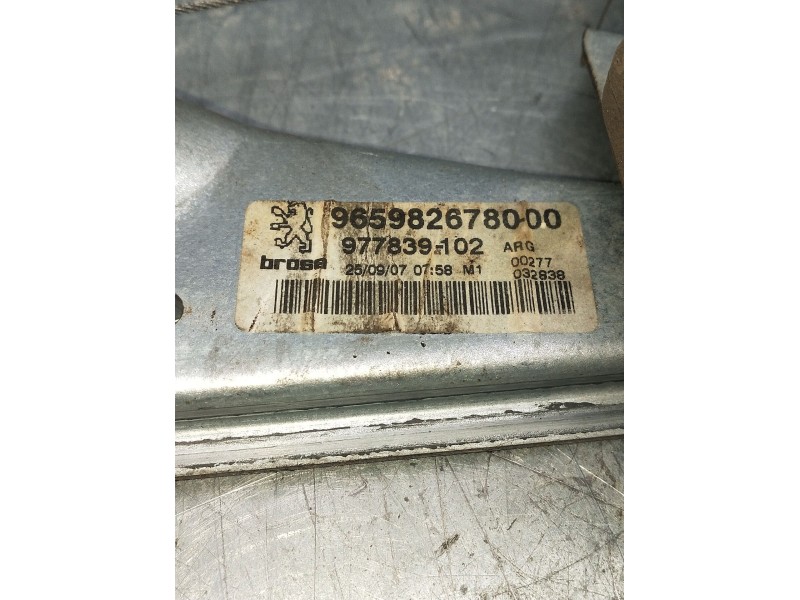 Recambio de elevalunas trasero izquierdo para peugeot 308 referencia OEM IAM 965982678000977839102  