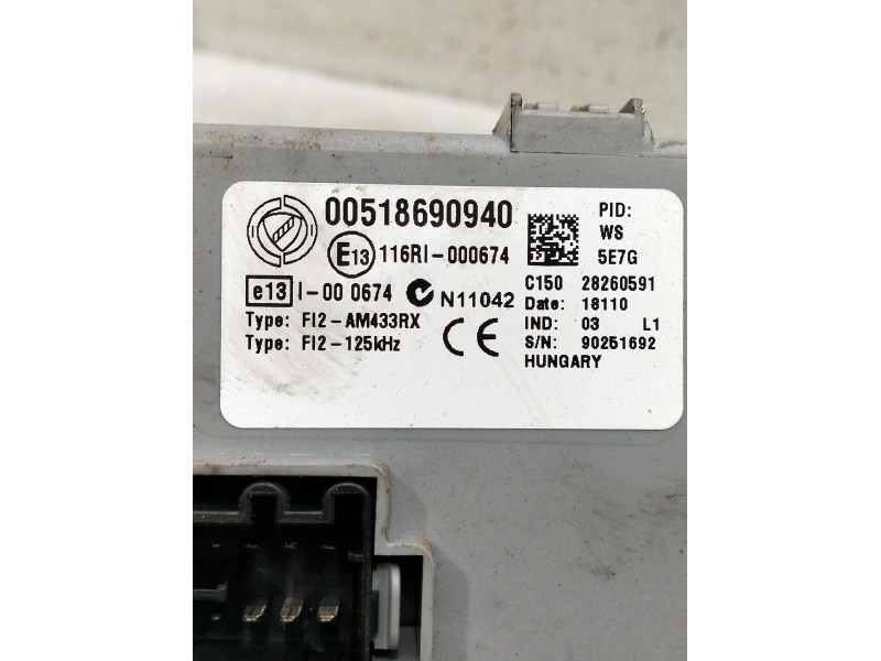 Recambio de caja reles / fusibles para fiat punto (evo) (199) dynamic referencia OEM IAM 0051869094090251692  