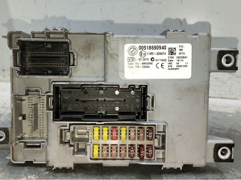 Recambio de caja reles / fusibles para fiat punto (evo) (199) dynamic referencia OEM IAM 0051869094090251692  