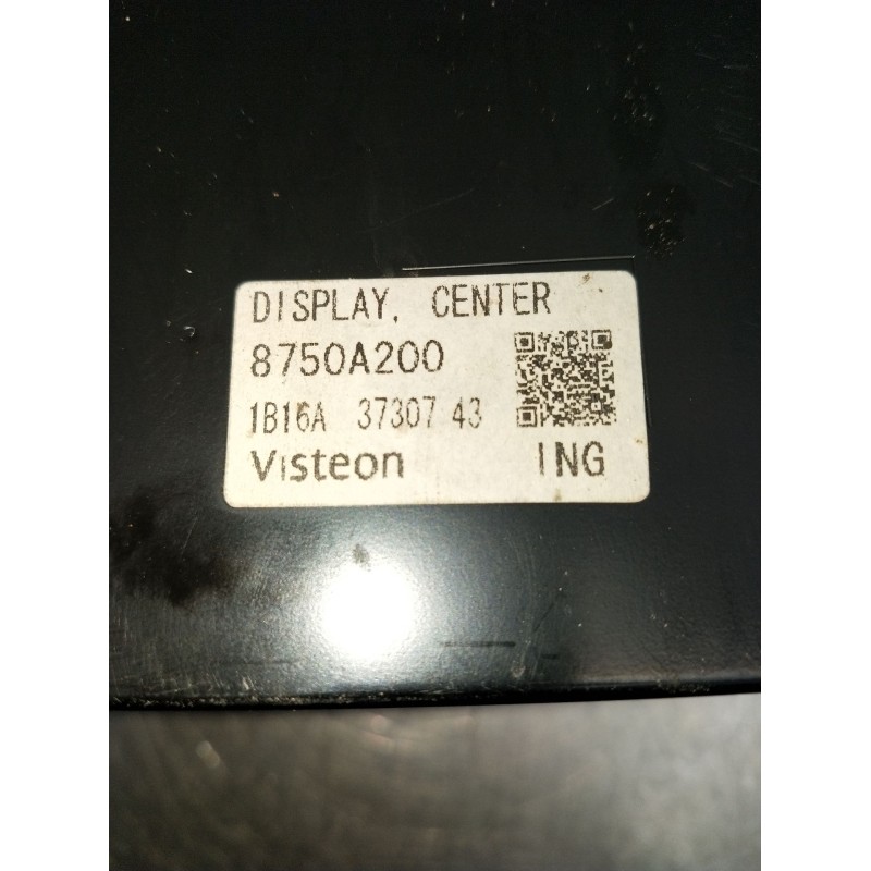 Recambio de pantalla multifuncion para mitsubishi montero (v80/v90) referencia OEM IAM 8750A200  