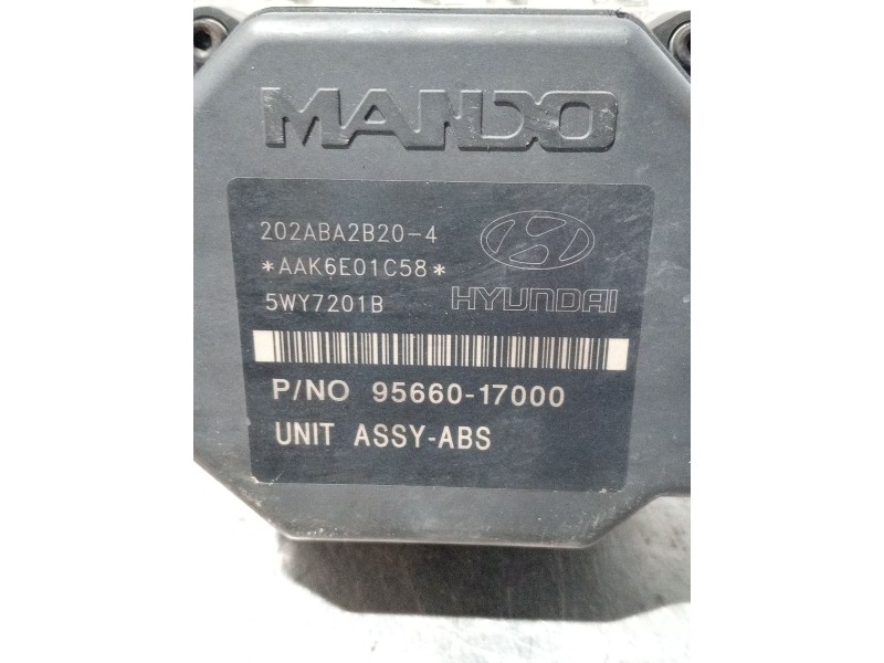 Recambio de abs para hyundai matrix (fc) 1.6 gls referencia OEM IAM 9566017000 5891017500 BH60107400