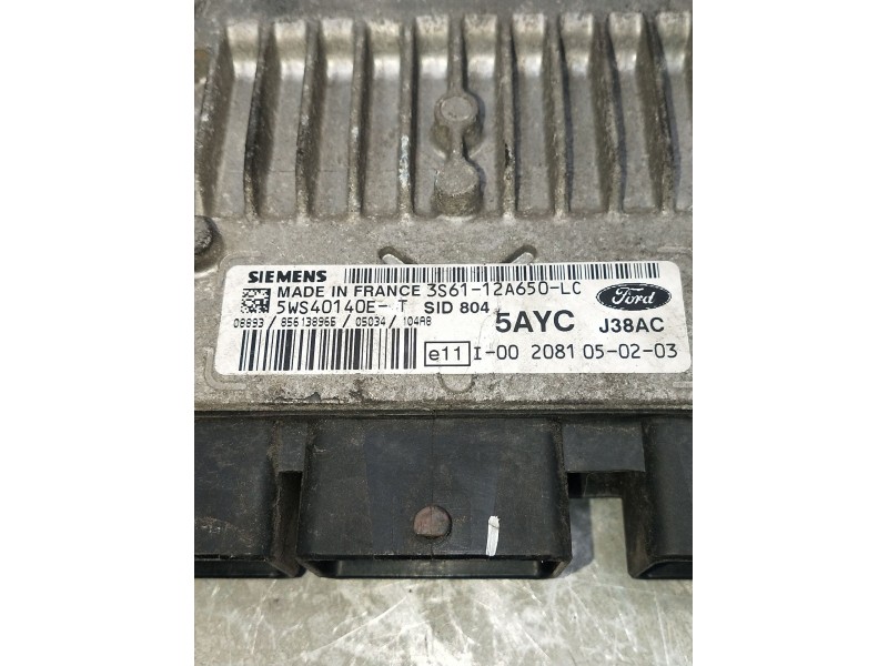 Recambio de centralita motor uce para ford fiesta (cbk) referencia OEM IAM 5ws40140e3s6112a650lc  