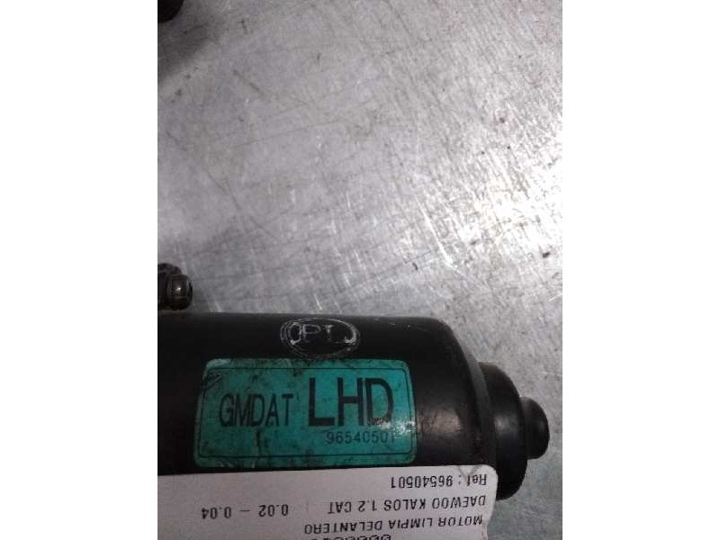 Recambio de motor limpia delantero para daewoo kalos 1.2 cat referencia OEM IAM 96540501   Recambio de motor limpia delantero para daewoo kalos 1.2 cat referencia OEM IAM 96540501
