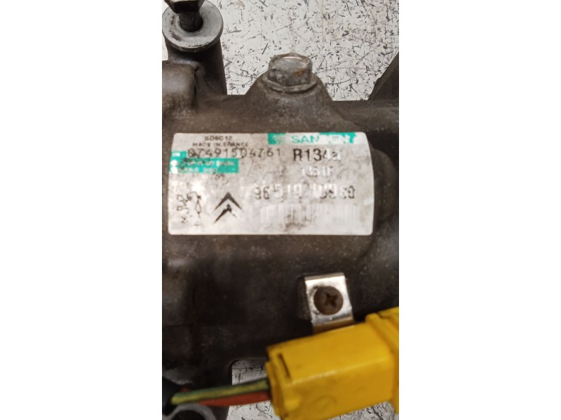 Recambio de compresor aire acondicionado para peugeot 207 cc referencia OEM IAM sd6c121351f 9651941080 