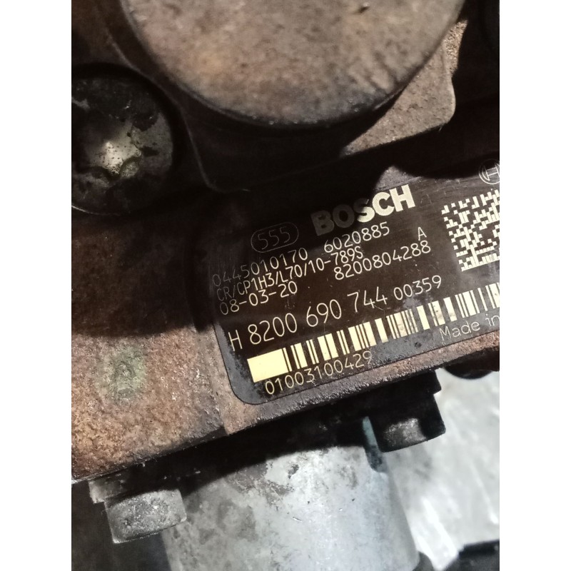 Recambio de bomba inyeccion para renault trafic caja cerrada (ab 4.01) referencia OEM IAM 0445010170 H8200690744 BOSCH