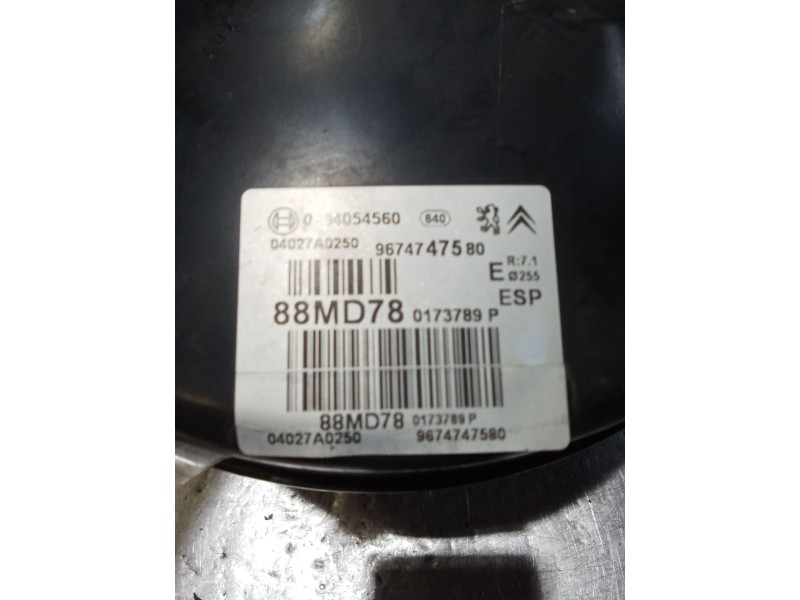 Recambio de servofreno para citroën c4 lim. referencia OEM IAM 9674747580  