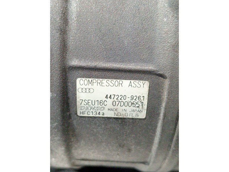 Recambio de compresor aire acondicionado para audi a8 (4e2) 4.2 quattro referencia OEM IAM 4472209261  