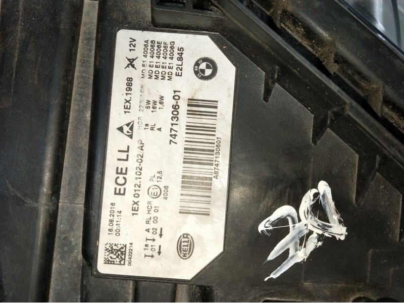 Recambio de faro derecho para bmw serie 3 lim. (f30) referencia OEM IAM 747130601  