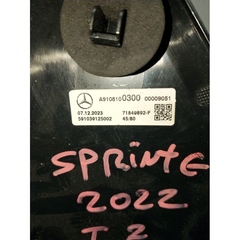 Recambio de retrovisor izquierdo para mercedes-benz sprinter 3,5-t caja/chasis (b907, b910) 314 cdi a las 4 ruedas (907.133, 907