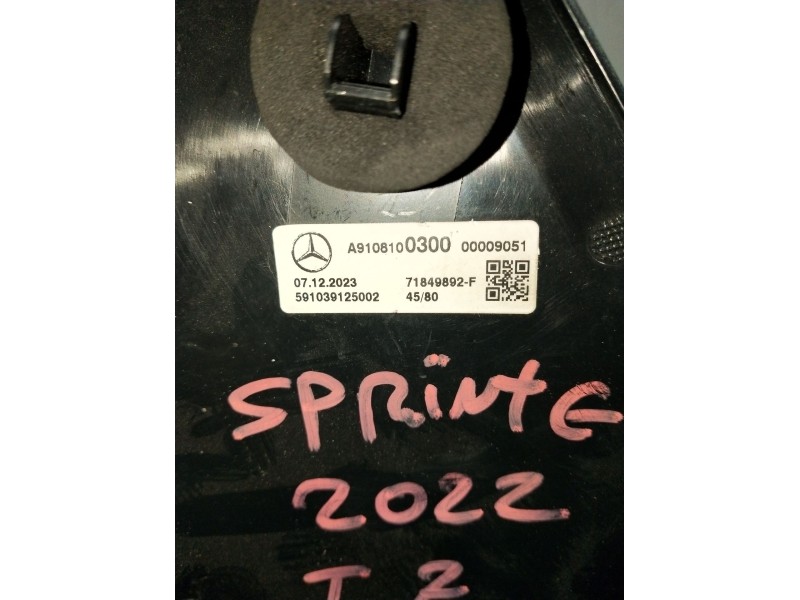 Recambio de retrovisor izquierdo para mercedes-benz sprinter 3,5-t caja/chasis (b907, b910) 314 cdi a las 4 ruedas (907.133, 907