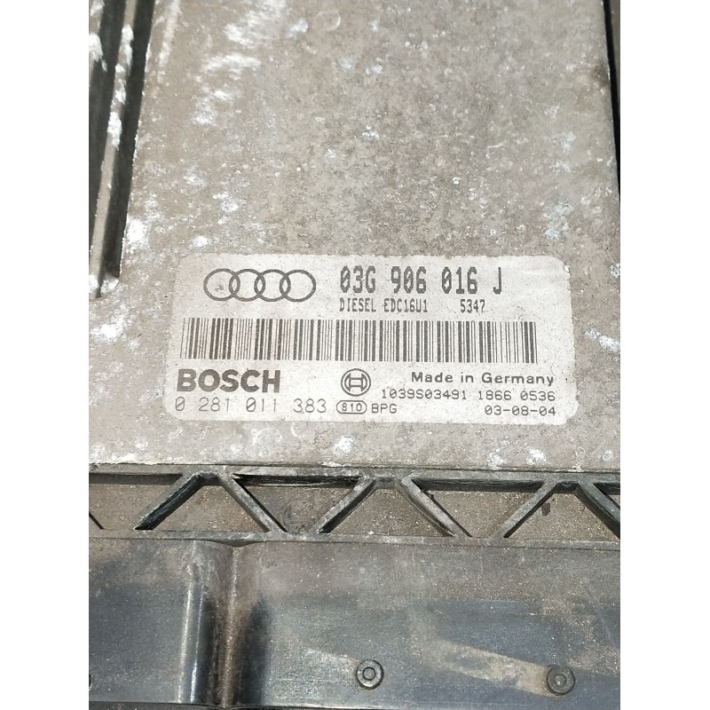 Recambio de centralita motor uce para audi a3 (8p) 1.9 tdi referencia OEM IAM 028101138303G906016J  