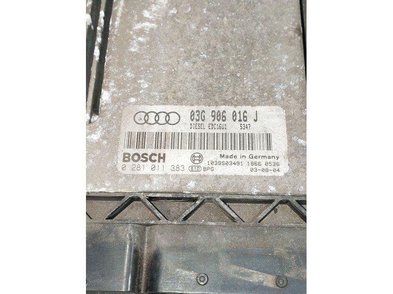 Recambio de centralita motor uce para audi a3 (8p) 1.9 tdi referencia OEM IAM 028101138303G906016J  