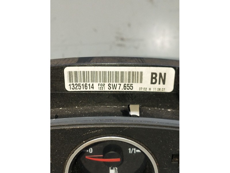 Recambio de cuadro instrumentos para opel astra gtc referencia OEM IAM 13251614sw7655  