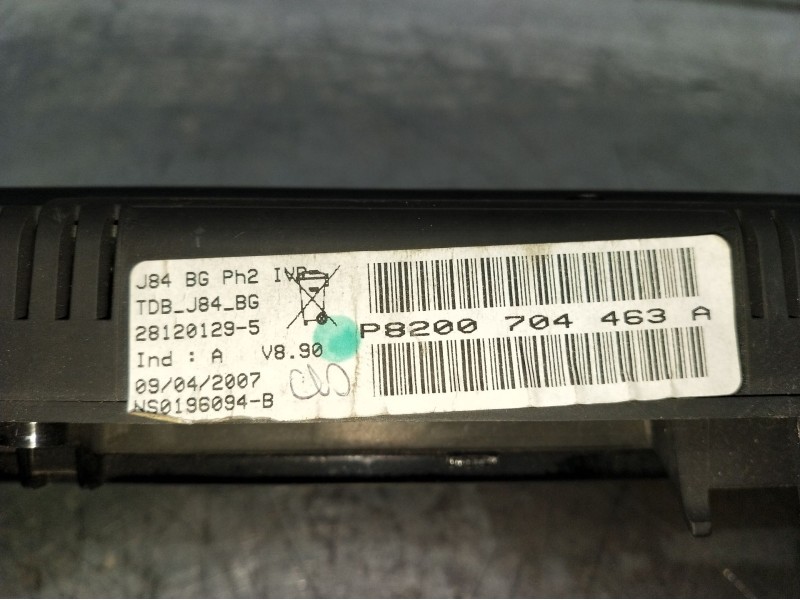 Recambio de cuadro instrumentos para renault scenic ii authentique referencia OEM IAM   