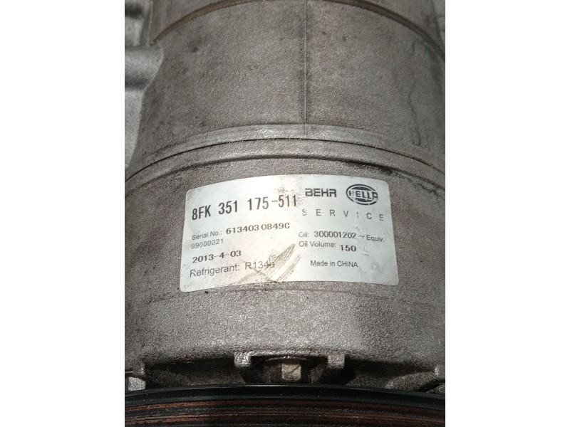 Recambio de compresor aire acondicionado para mercedes-benz clase c (w202) berlina referencia OEM IAM 8FK351175511  