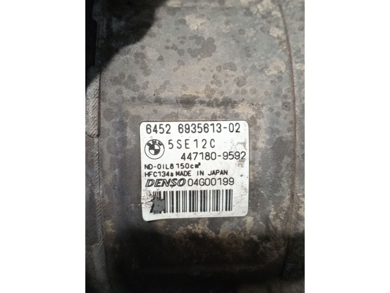 Recambio de compresor aire acondicionado para bmw serie 1 berlina (e81/e87) 118d referencia OEM IAM 6452693561302 4471809592 