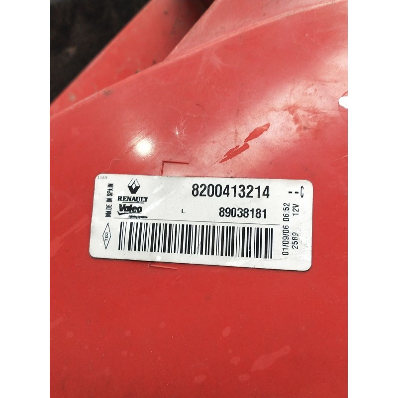 Recambio de piloto trasero izquierdo para renault megane ii berlina 5p referencia OEM IAM 820041321489038181  