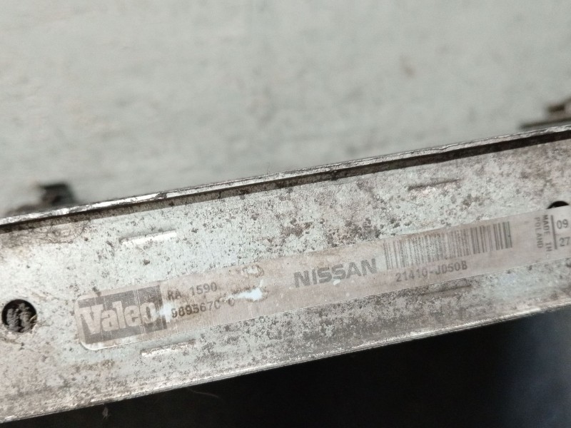Recambio de radiador agua para nissan qashqai (j10) acenta referencia OEM IAM 21410JD50B  