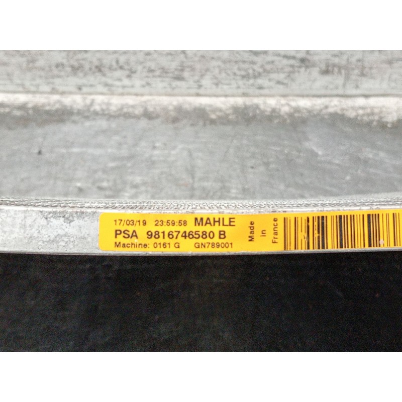 Recambio de condensador / radiador aire acondicionado para citroën c4 spacetourer 1.2 referencia OEM IAM 9816746580B  
