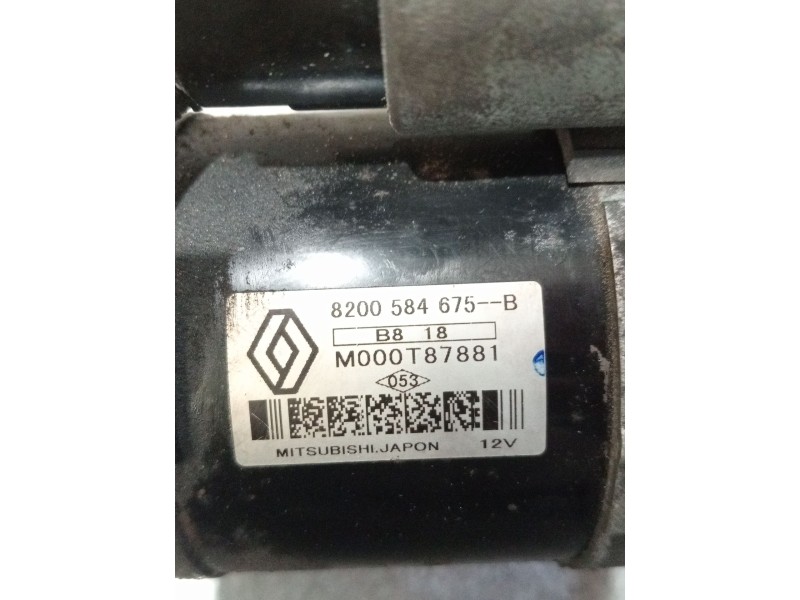 Recambio de motor arranque para nissan qashqai (j10) acenta referencia OEM IAM 8200584675 M000T87881 