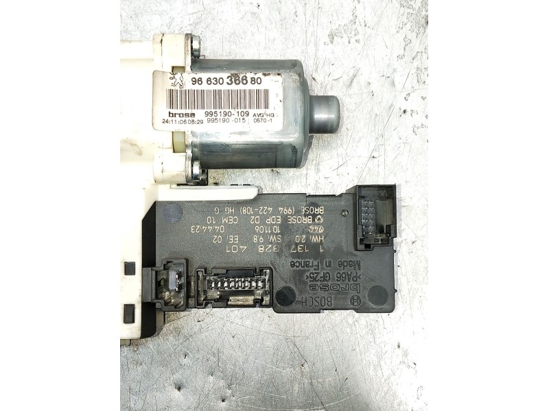 Recambio de elevalunas delantero izquierdo para peugeot 407 st sport pack referencia OEM IAM 9663036680 4P 