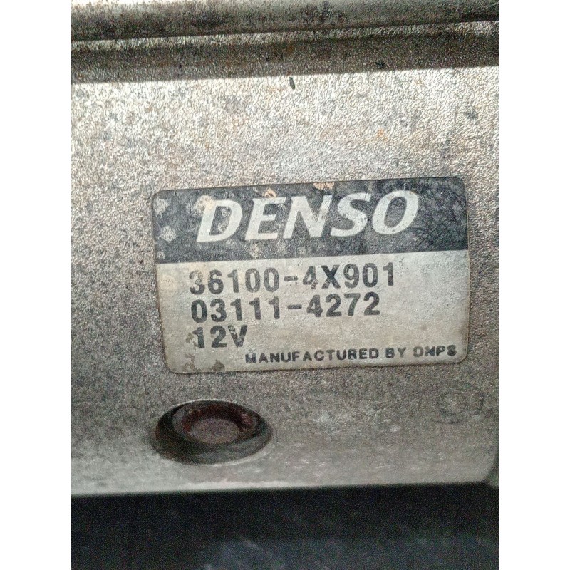 Recambio de motor arranque para kia carnival / grand carnival iii (vq) 2.9 crdi referencia OEM IAM 361004X901 031114272 