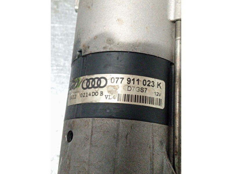 Recambio de motor arranque para audi a8 (4e2) 4.2 quattro referencia OEM IAM 077911023K D7GS7 