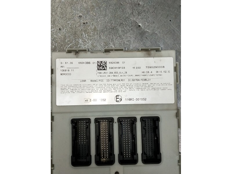 Recambio de caja reles / fusibles para bmw serie 3 lim. (f30) referencia OEM IAM 7595290008682438601  