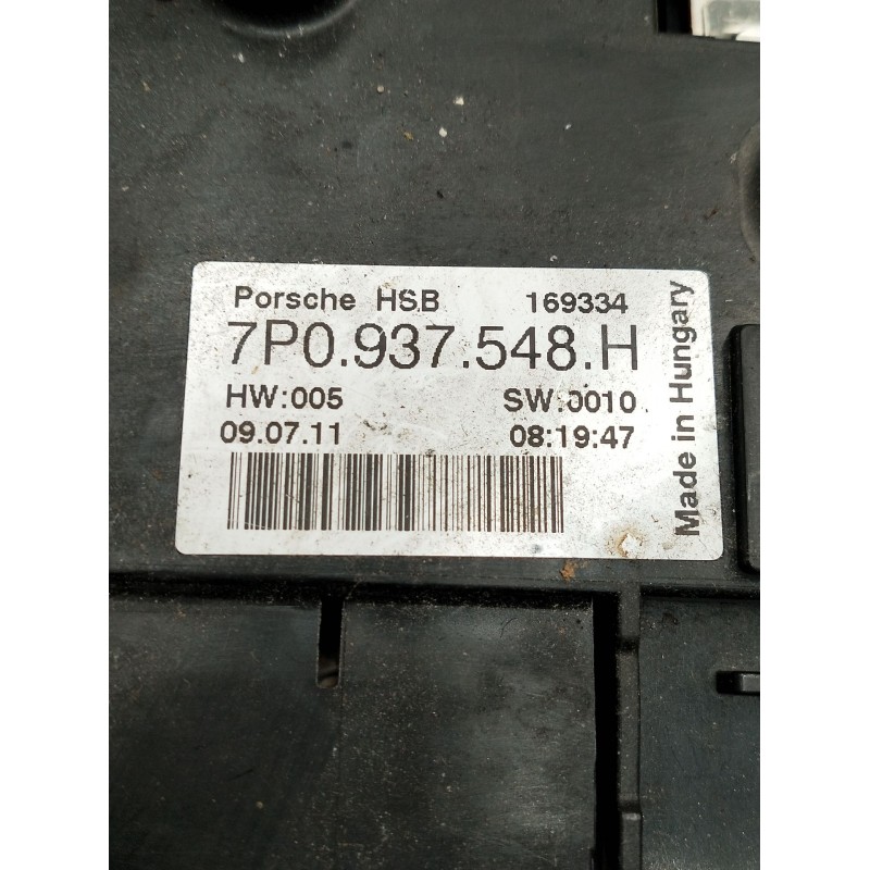 Recambio de caja reles / fusibles para porsche cayenne (92a) 4.8 s referencia OEM IAM 7p0937548h  