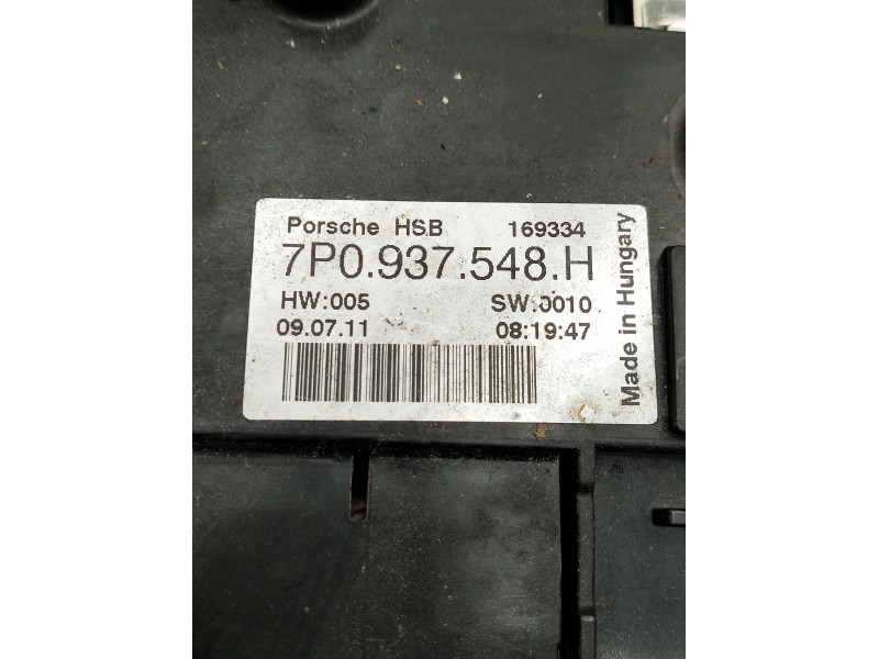 Recambio de caja reles / fusibles para porsche cayenne (92a) 4.8 s referencia OEM IAM 7p0937548h  