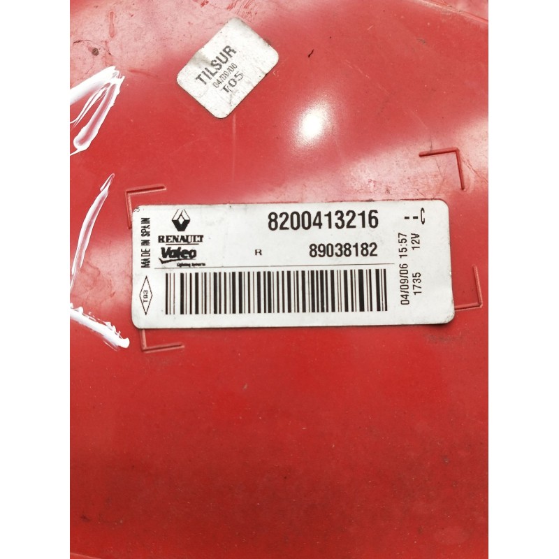 Recambio de piloto trasero derecho para renault megane ii (bm0/1_, cm0/1_) 1.9 dci referencia OEM IAM 820041321689038182  