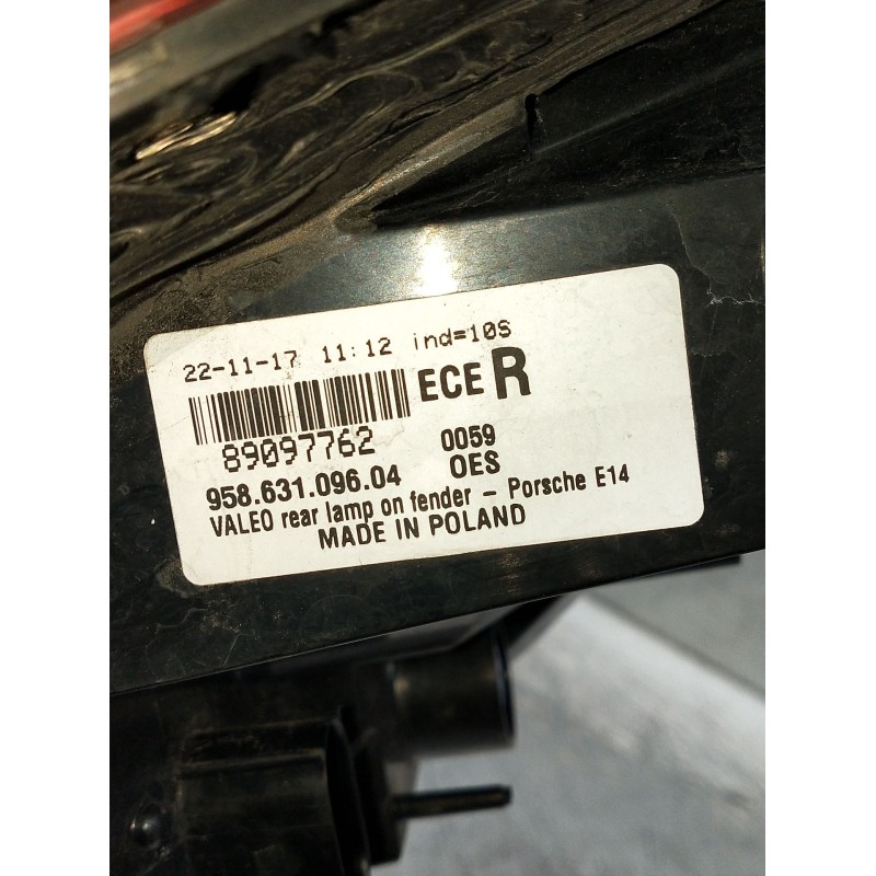 Recambio de piloto trasero derecho para porsche cayenne (92a) 4.8 s referencia OEM IAM 9586310960489097762  
